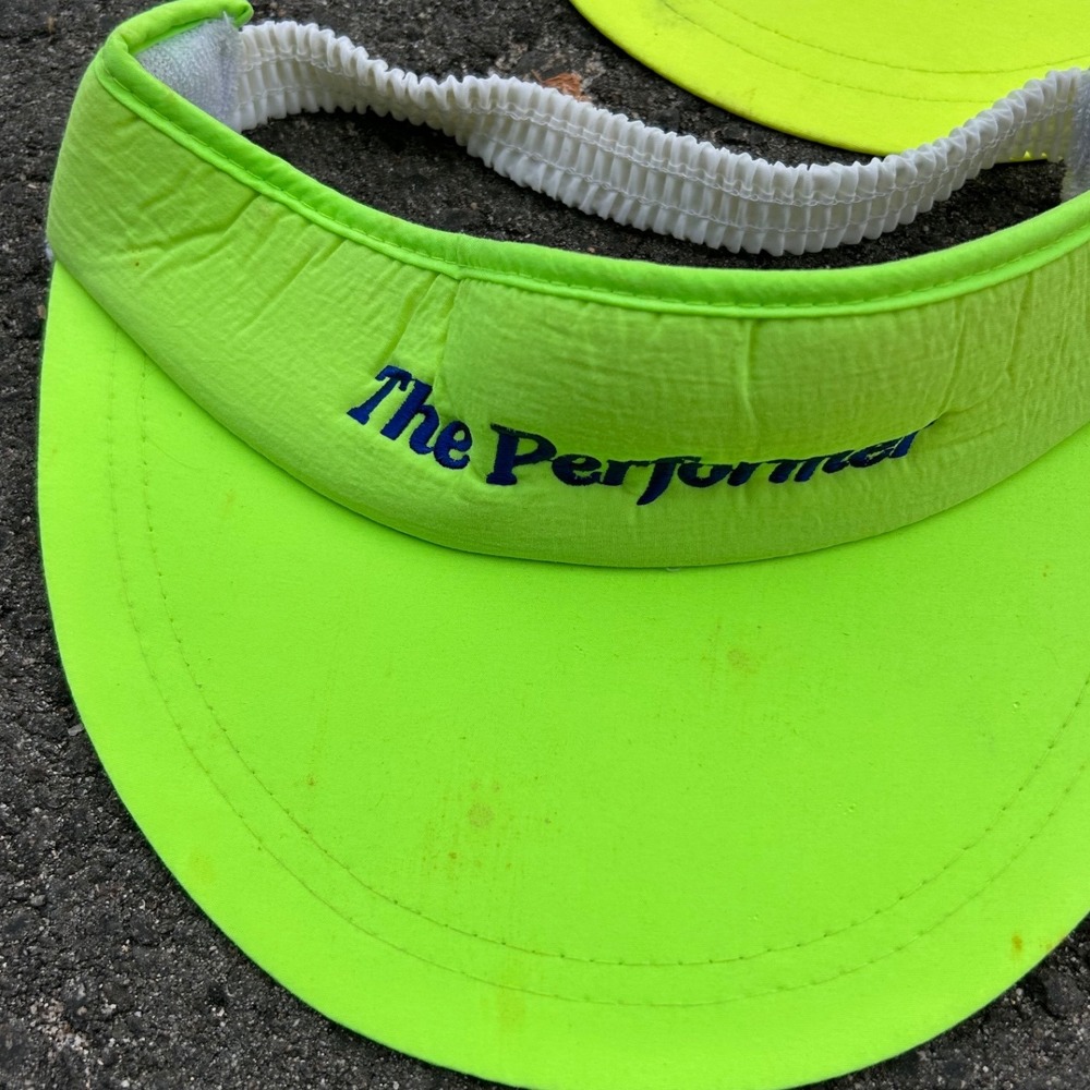 Lot of‎ 7 Vintage Neon Colors The Performes Visor Cap Outdoor Adjustable Y2K 90s - Picture 5 of 6